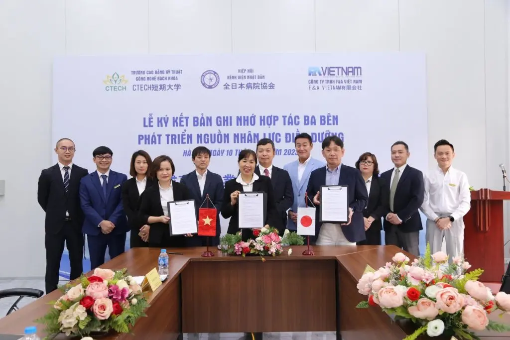 Hiệp hội các bệnh viện Nhật Bản (AJHA) - Đối tác của CTECH trong đào tạo và tiếp nhận sinh viên ngành Điều dưỡng