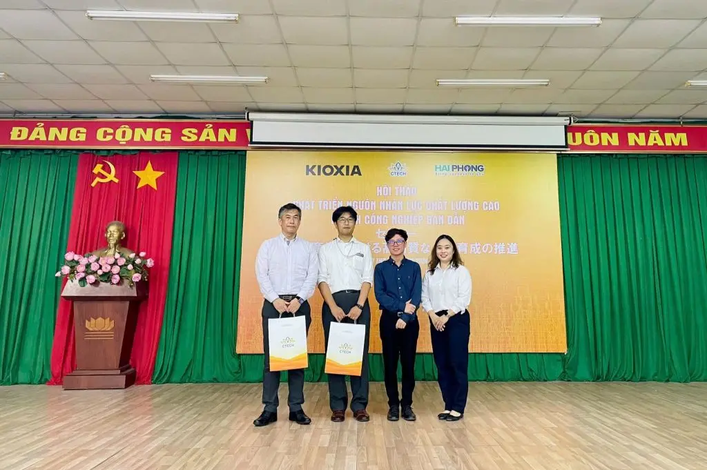 Tập đoàn KIOXIA (Nhật Bản) và hành trình trao cơ hội cho sinh viên CTECH từ Bắc vào Nam
