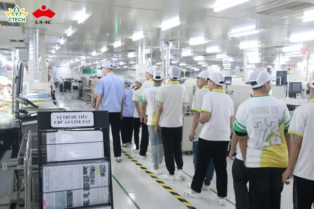 Chuyến tham quan bổ ích của sinh viên CTECH tại Công ty UMC Việt Nam
