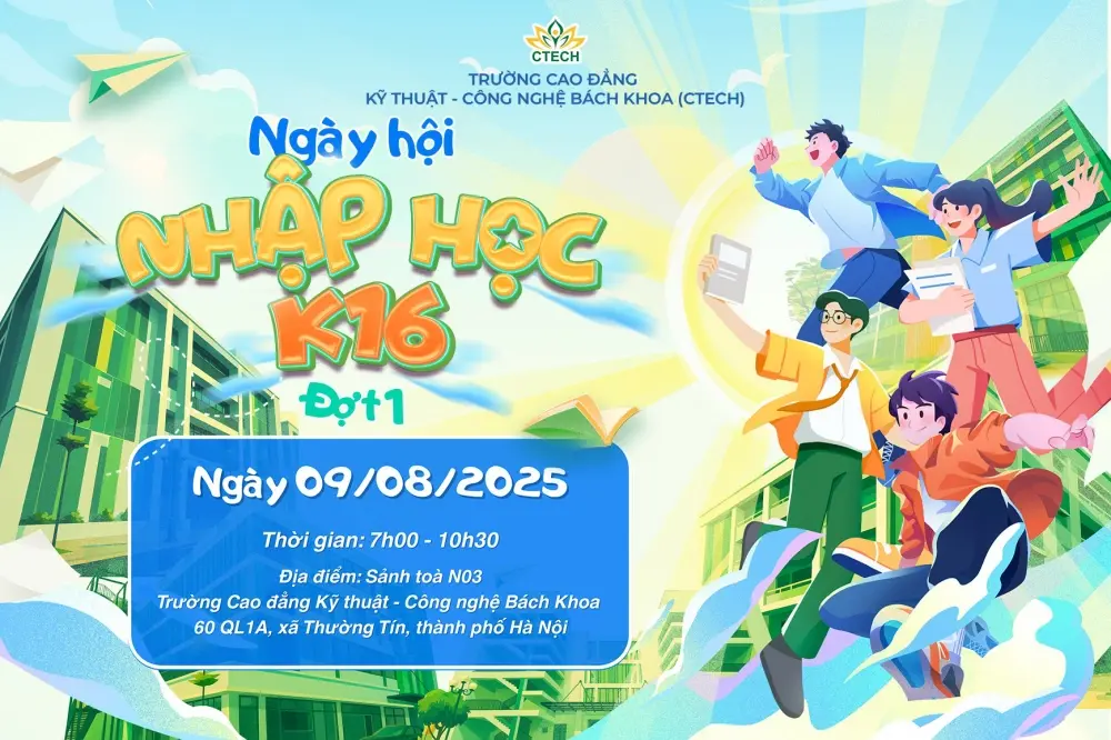 Điều gì đang chờ bạn ở Ngày hội nhập học - Chào tân sinh viên (CTECH Open Day) 2025?